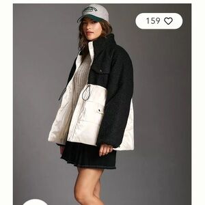 Maeve Nylon Shearling Liner Jacket